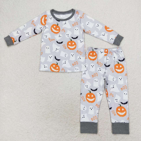 BLP0476 Halloween BOO Boys Pajamas Set