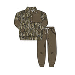 BLP0492 Hunting Camo Pullover Boys Set