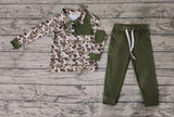 BLP0493 Hunting Camo Mallard Pullover Boys Set