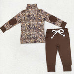 BLP0495 Hunting Camo Pullover Boys Set