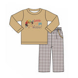 BLP0503 Thanksgiving Gobble Wobble Turkey Boys Set