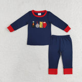 BLP0527/GLP1281 Embroidery Believe Kids Sibling Matching Clothes