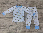 BLP0554 Mallard Sky Blue Boys Pajamas Set