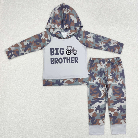 BLP0576 Big brother Truck Camo Hoodie Boys Set