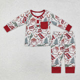 Christmas Howdy Santa Kids Sibling Matching Clothes
