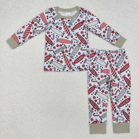 BLP0675 Christmas FALALA Star Boys Pajamas Set