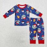 Cartoon Christmas Family Pajamas Sibling Matching Clothes