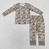 BLP0706 Bamboo Hunting Camo Boys Pajamas Set