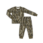 BLP0707 Bamboo Hunting Camo Boys Pajamas Set