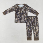 BLP0707 Bamboo Hunting Camo Boys Pajamas Set