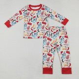 Cartoon Christmas Family Pajamas Sibling Matching Clothes