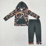 BLP0962 Hunting Camo Hoodie Boys Set