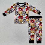 BLP1058 Cartoon Mouse Boys Pajamas Set