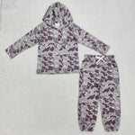 BLP1065 Hunting Camo Hooded Boys Jogger Set