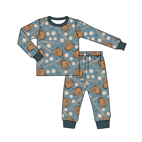 Preorder 09.25 BLP1247 Game Day Baseball Boys Pajamas Set