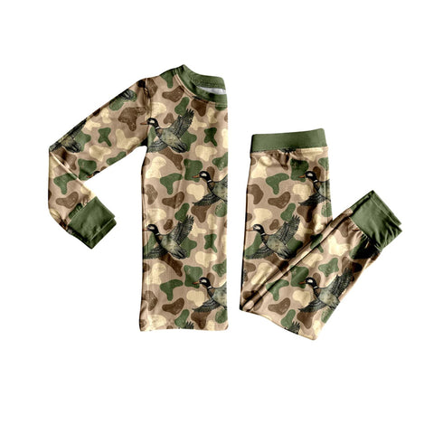 Preorder 09.25 BLP1249 Mallard Ducks Camo Boys Pajamas Set