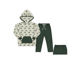 Preorder 10.21 MOQ 5 pcs BLP1310 Mallard Ducks Green Hoodie Pullover Boys Set