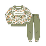 Preorder Samples BLP1339 Embroidery MAMA'S BOY Camo Boys Set