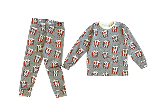 Preorder 11.20 MOQ 5 pcs BLP1347 Pop Corn Boys Pajamas Set