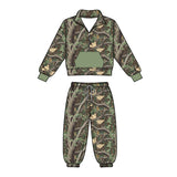Preorder MOQ 5 Pcs Each Style Hunting Camo Branches Pullover Boys Jogger Set
