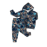 Preorder MOQ 5 Pcs Each Style Hunting Camo Branches Coat Boys Jogger Set