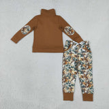 BLP1447 Hunting Camo Pullover Kids Boys Outfits