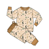 Preorder MOQ 5 Pcs Each Style Western Wild West Boys Pajamas Set