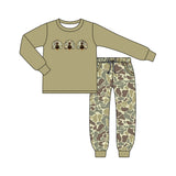 Preorder MOQ 5 Pcs Each Style Thanksgiving Day Turkey Camo Boys Set
