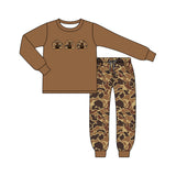 Preorder MOQ 5 Pcs Each Style Thanksgiving Day Turkey Camo Boys Set
