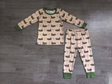 Preorder Samples BLP1482 Hunting Camo Mallard Ducks Boys Pajamas Outfits