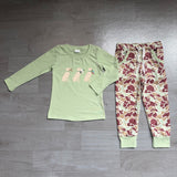 Preorder Samples BLP1492 Embroidery Hunting Camo Dog Mint Boys Jogger Set