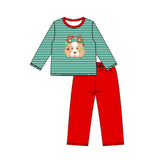 Preorder MOQ 5 pcs Each Style Christmas Elk Kids Boys Matching Clothes