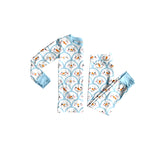 Preorder Samples BLP1514 Christmas Snowman Boys Pajamas Outfits