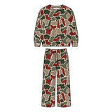 Preorder MOQ 5 Pcs Each Style Christmas Camo Kids Boys Set