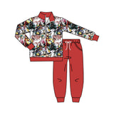 Preorder MOQ 5 pcs Each Style Halloween Movies Kids Matching Clothes