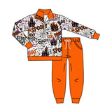 Preorder MOQ 5 pcs Each Style Halloween Spooky Kids Matching Clothes