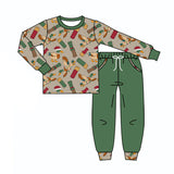 Preorder MOQ 5 pcs Each Style Christmas Mallard Ducks Kids Matching Clothes