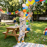 BLP1534 Happy New Year Gold Boys Pajamas Outfits