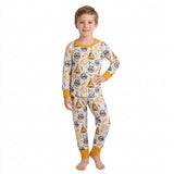 BLP1534 Happy New Year Gold Boys Pajamas Outfits
