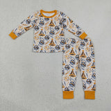 BLP1534 Happy New Year Gold Boys Pajamas Outfits