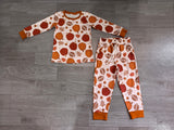 Preorder Samples Each Style Fall Pumpkin Football Kids Matching Clothes-real pic 2026.8.21