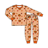 Preorder MOQ 5 pcs Each Style Fall Pumpkin Kids Matching Clothes