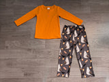 Preorder Samples Each Style Halloween Ghost Candy Corn Kids Matching Clothes-real pic 2026.8.21
