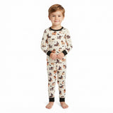 BLP1548 Halloween Ghost Pumpkin Puppy Boys Pajamas Outfits