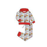 Preorder MOQ 5 pcs Each Style Christmas Cookie Milk Kids Matching Clothes
