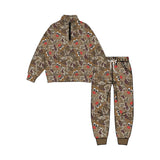 Preorder MOQ 5 pcs Each Style Christmas Elk Camo Kids Matching Clothes