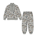 Preorder MOQ 5 pcs Each Style Hunting Camo Boys Set Kids Matching Clothes-2026.8.26