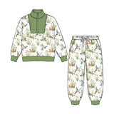 Preorder MOQ 5 pcs Each Style Duck Print Boys Set Kids Matching Clothes-2026.8.26