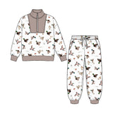 Preorder MOQ 5 pcs Each Style Duck Print Boys Set Kids Matching Clothes-2026.8.26