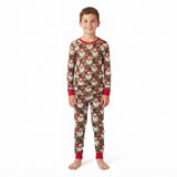 BLP1600 Christmas Santa Camo Boys Pajamas Outfits